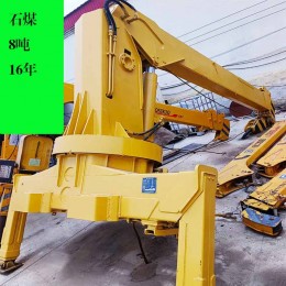 石煤二手隨車(chē)吊吊機(jī)8噸10噸自備吊吊臂全液壓支腿便宜又好
